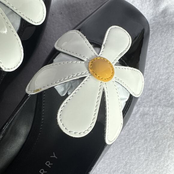Katy Perry Size 8.5M Evie Daisy Black Patent Leather Flats NIB NEW KP2204 - Picture 8 of 8